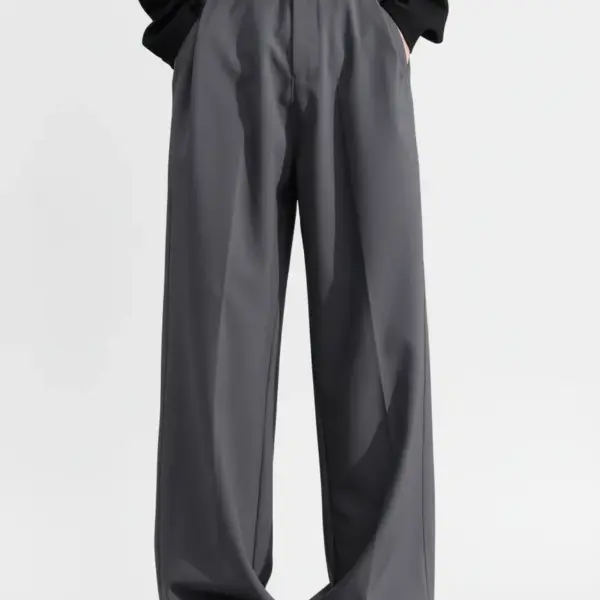 urban wide tapered slacks