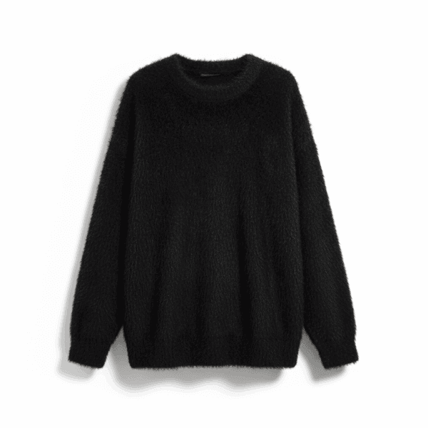 Brushed Texture Crew Knit